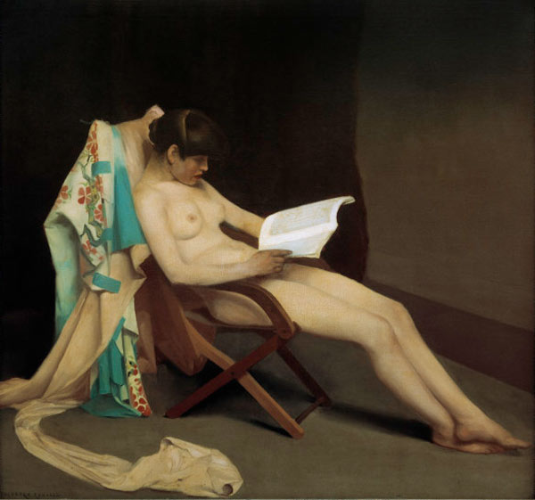 Lesendes Mädchen — Théodore Roussel
