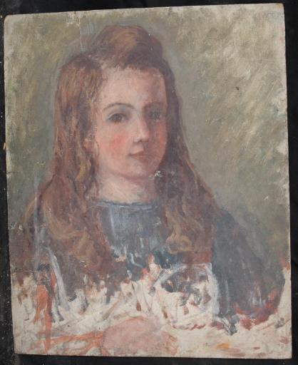 Portrait D'une Jeune Fille, Oeuvre Inachevée — Valentine Reyre
