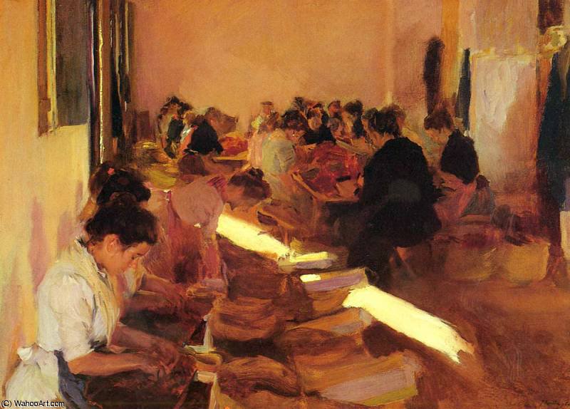 Encajonando Pasas — Joaquín Sorolla Y Bastida