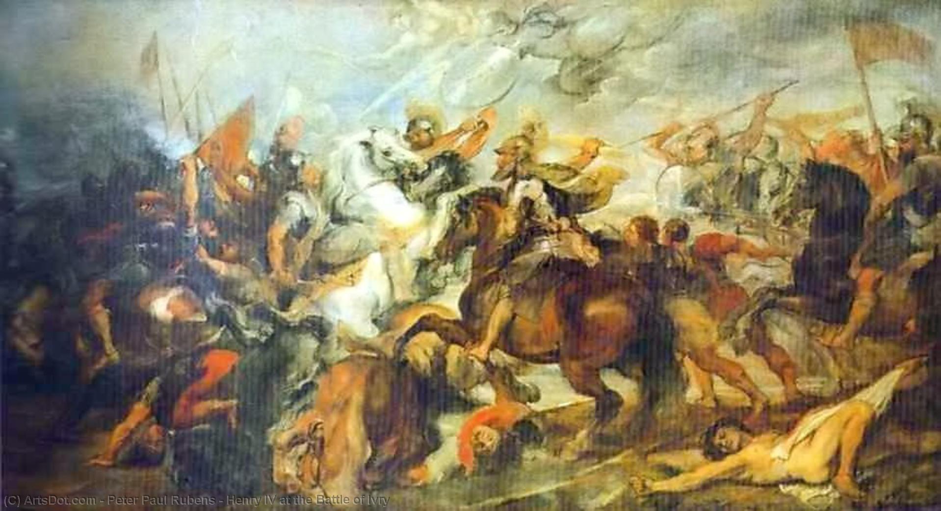 Henry Iv At The Battle Of Ivry — Peter Paul Rubens