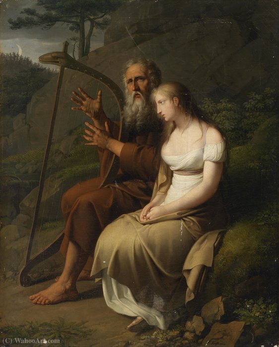 Ossian And Malvina — Johann Peter Krafft