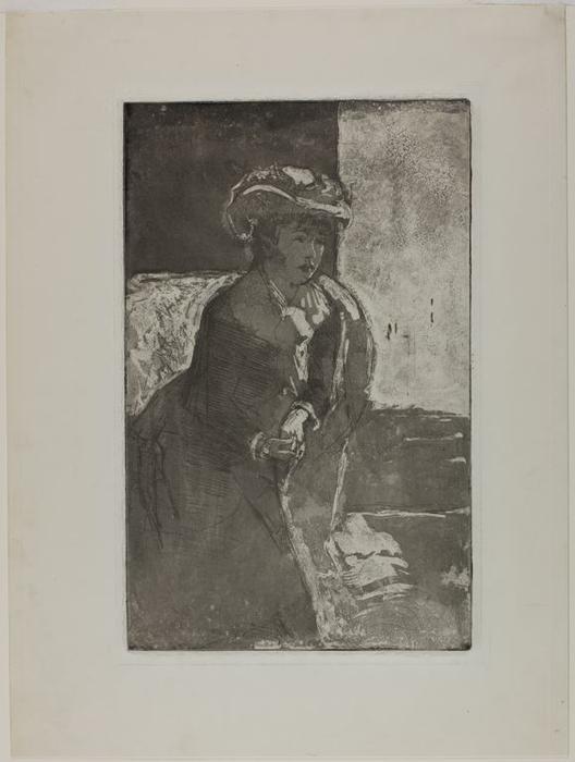 The Corner Of The Sofa 1 — Mary Stevenson Cassatt