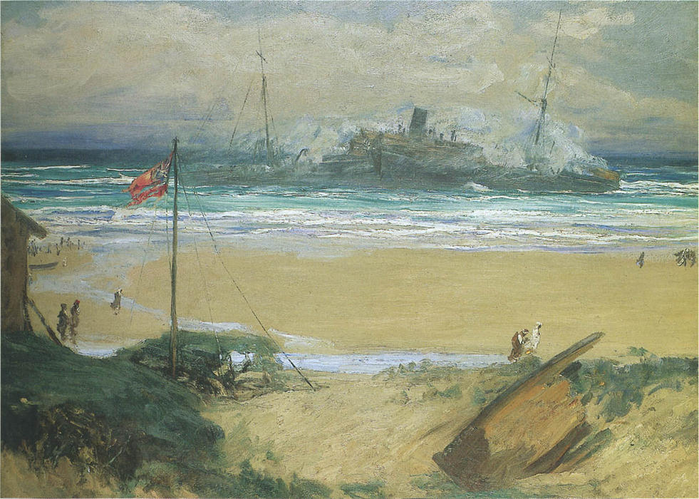 The Wreck Of The Ss Delhi — Sir John Lavery