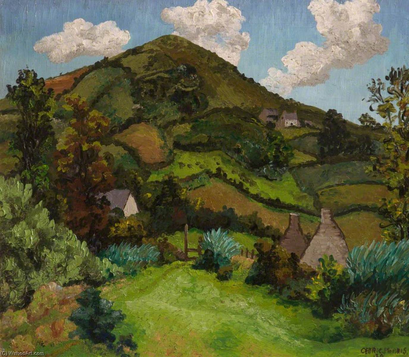 Harding Down, Llangynwyd, Bridgend — Cedric Lockwood Morris