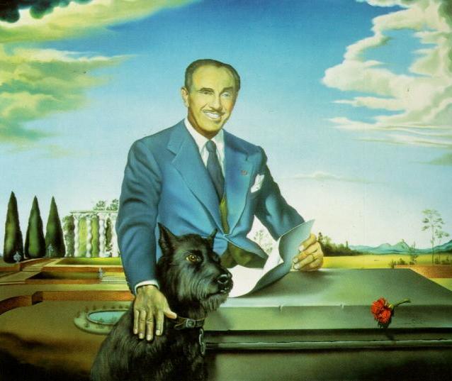 Portrait Of Colonel Jack Warner, 1951 — Salvador Dalí