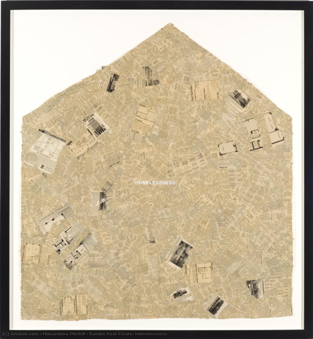 Rambo Real Estate: Homelessness — Howardena Pindell