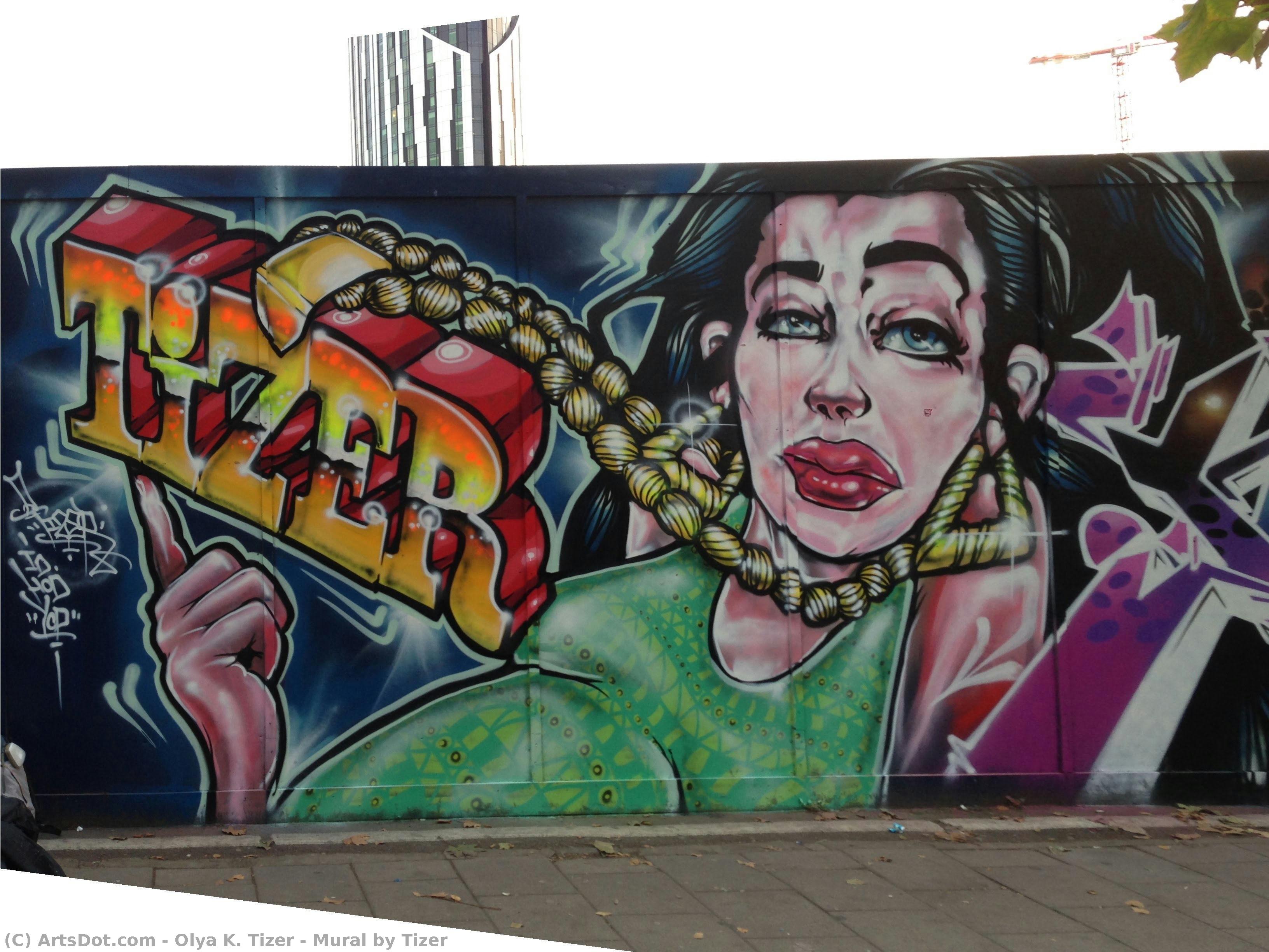Mural By Tizer — Olya K. Tizer
