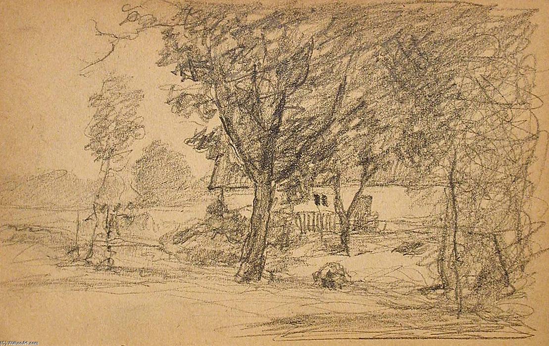 Farmyard With Trees — John Ottis Adams