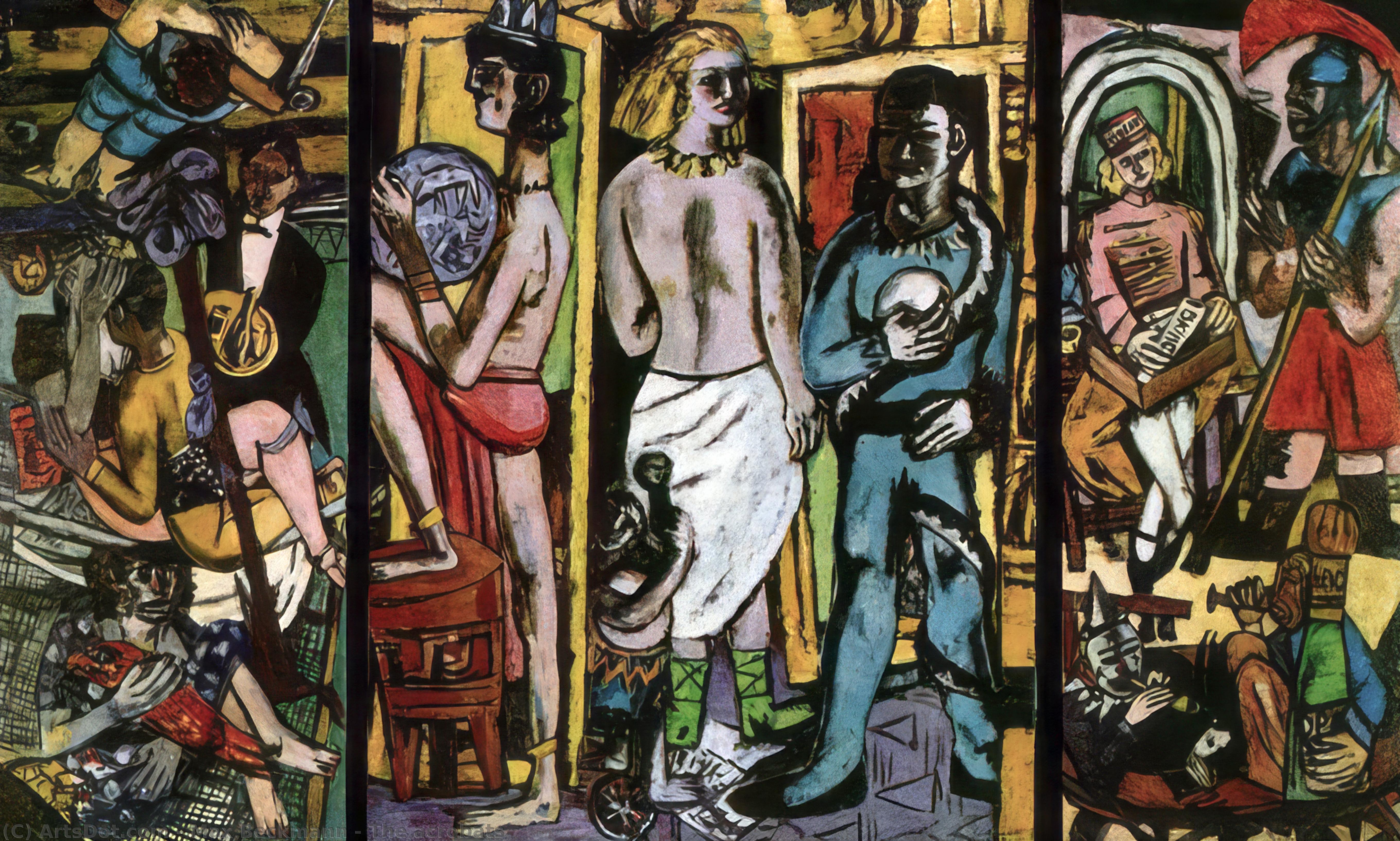 The Acrobats — Max Beckmann