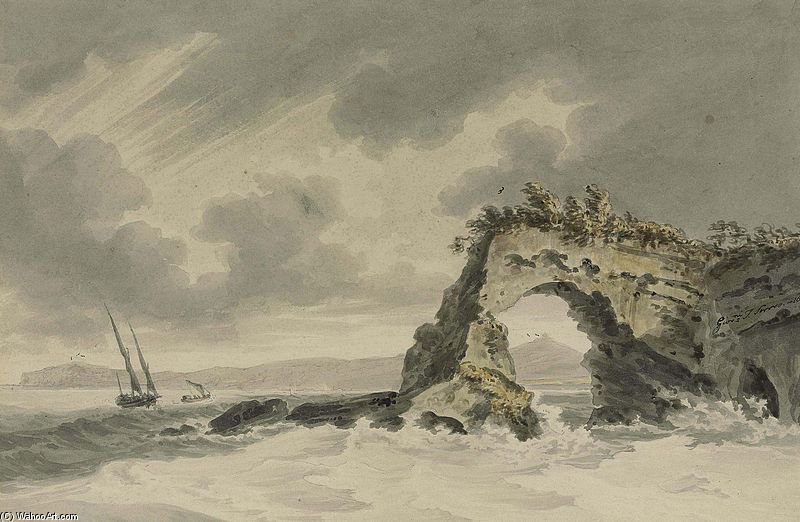 Shipping In The Bay Of Naples, Sicily — John Thomas Serres