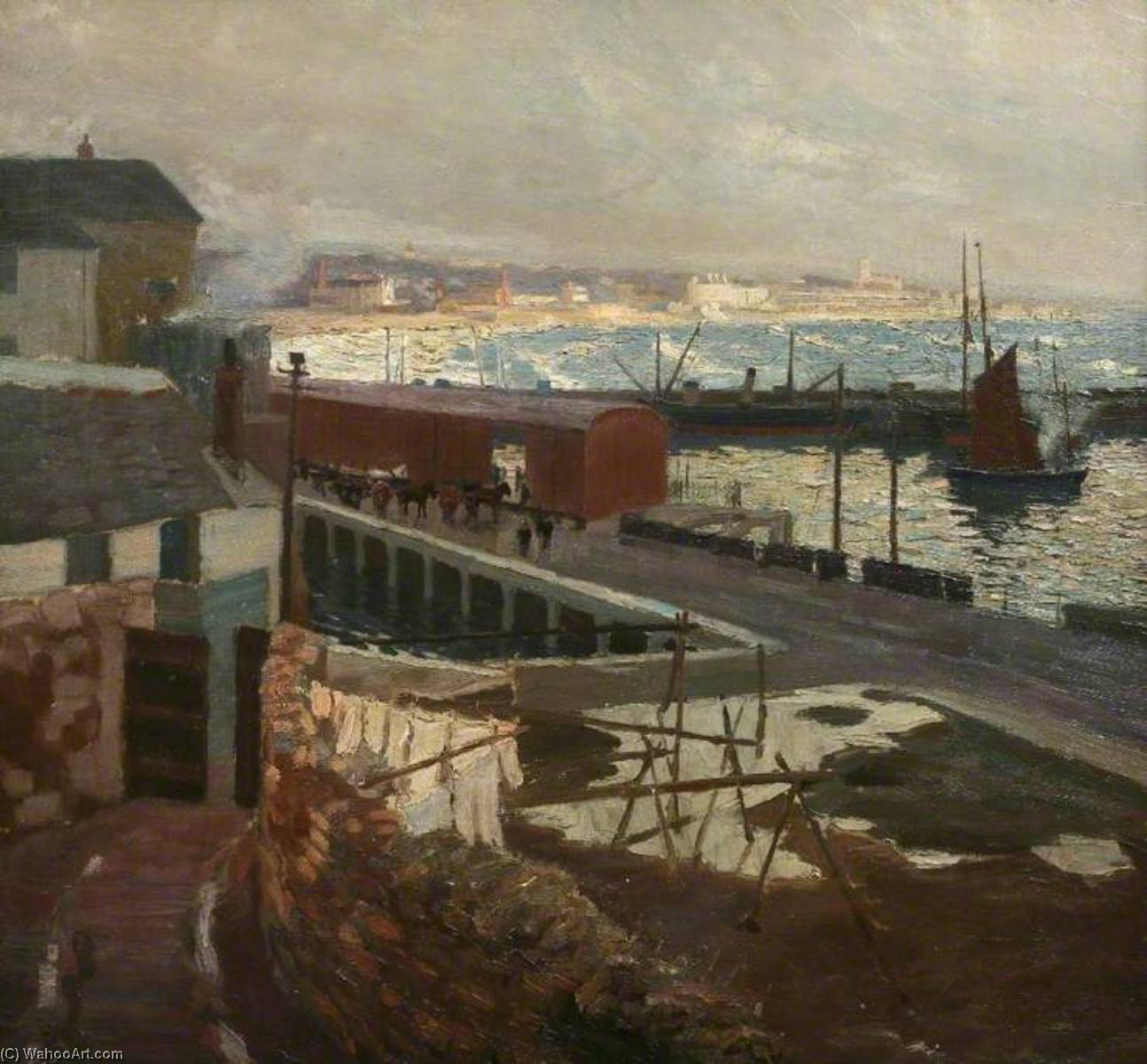 Penzance From Newlyn — Charles Walter Simpson