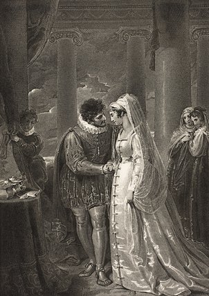 A Room In Portia's House, Act Iii, Scene Ii — Richard Westall