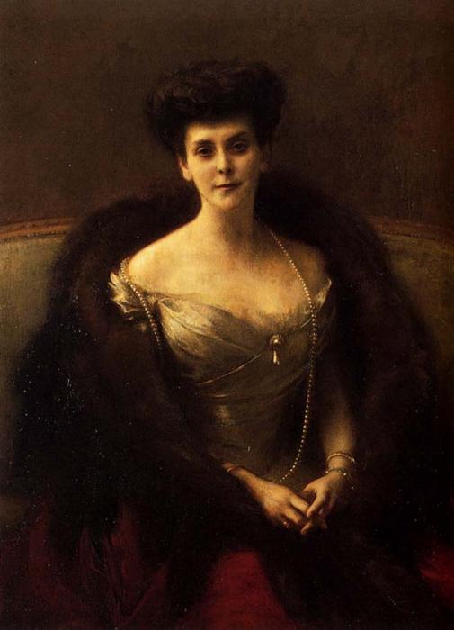 Portrait Of Princess O. V. Paley — Pascal-adolphe-jean Dagnan-bouveret