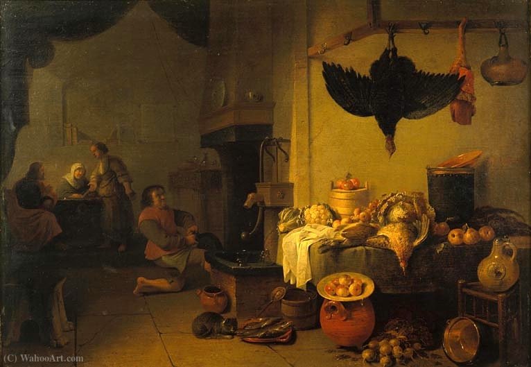 Christ In Martha's Home — Pieter De Bloot