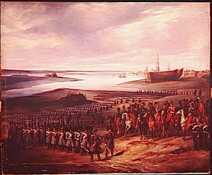 La Garnison Hollandaise D'anvers, Apres Sa Reddition, Defile Devant Le Marechal Gerard.24 Decembre 1832 — Henri Félix Emmanuel Philippoteaux
