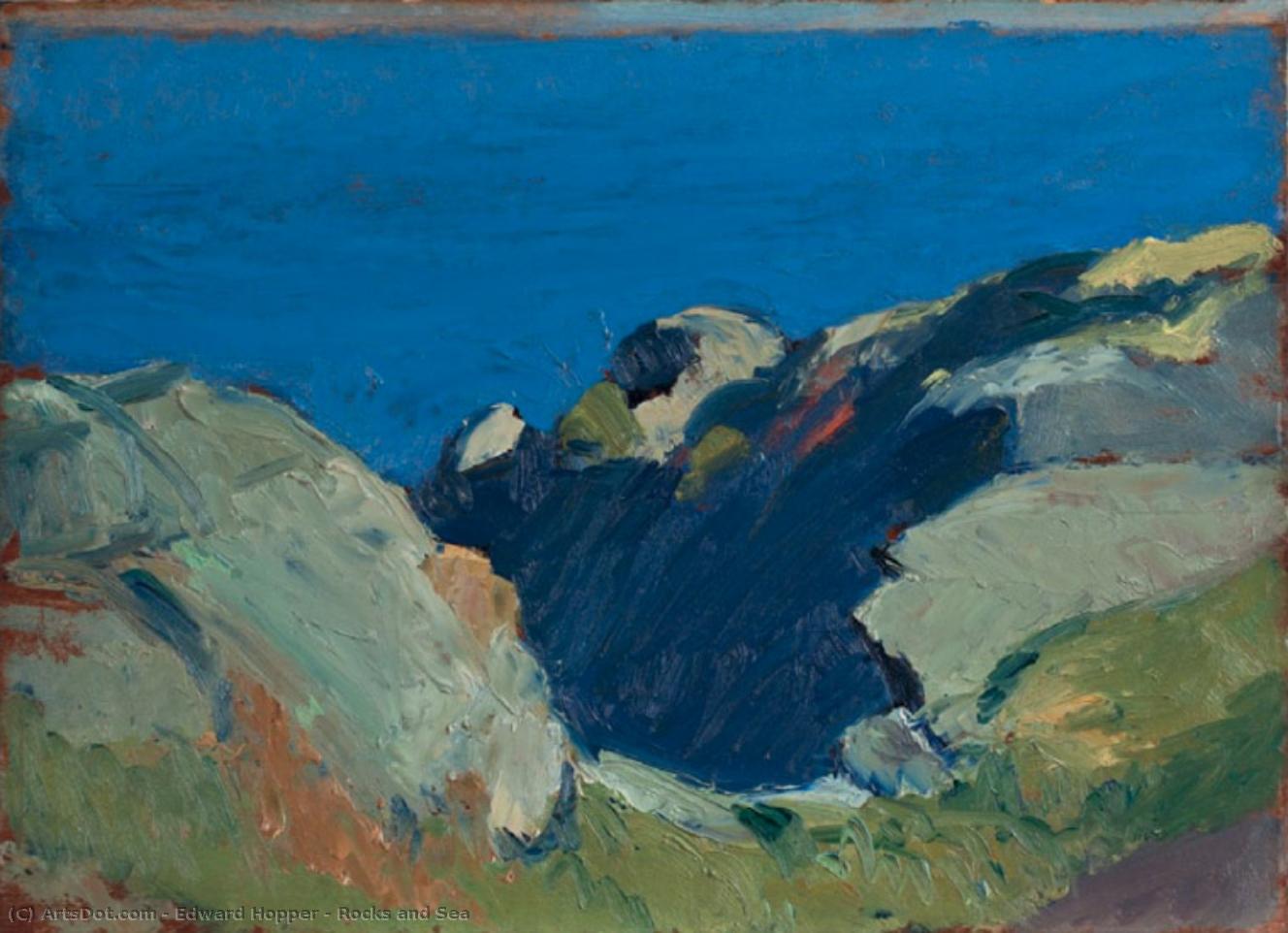 Rocks And Sea — Эдвард Хоппер