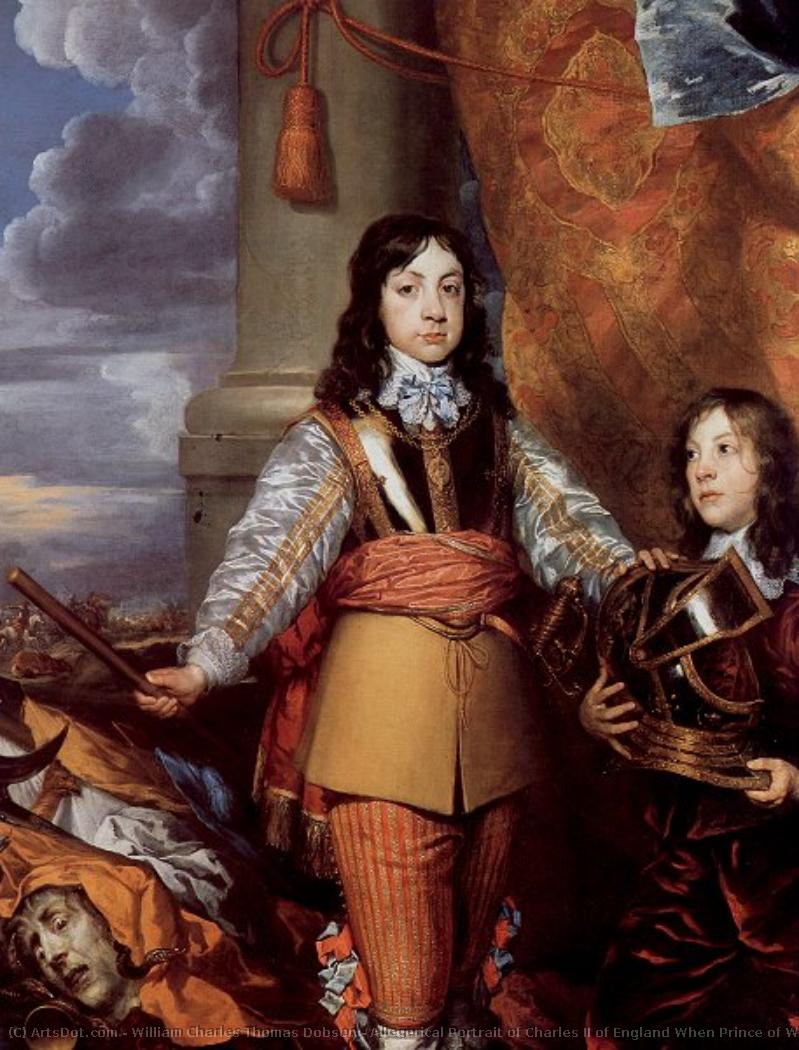 Allegorical Portrait Of Charles Ii Of England When Prince Of Wales — William Charles Thomas Dobson