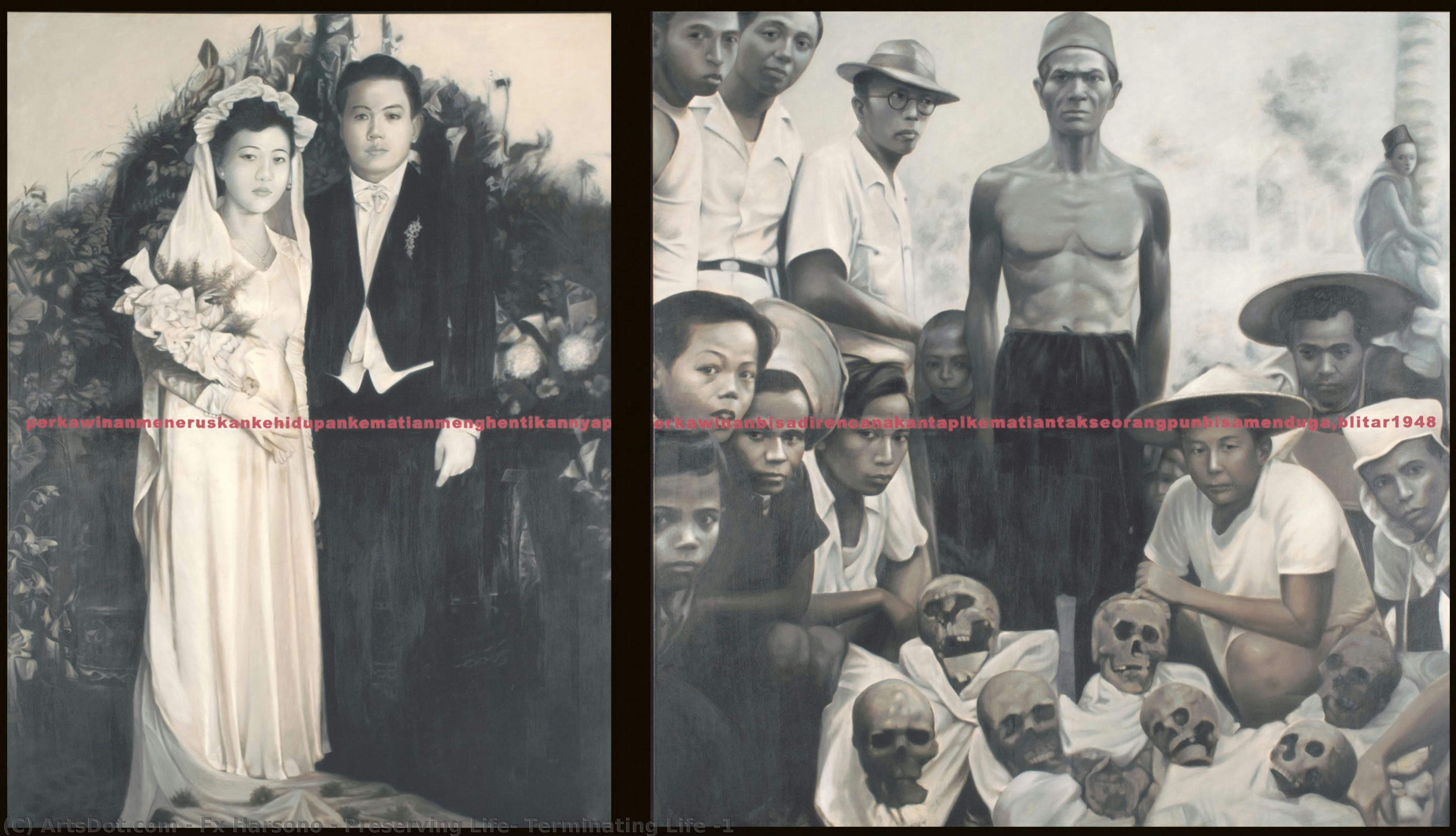 Preserving Life, Terminating Life #1 — Fx Harsono