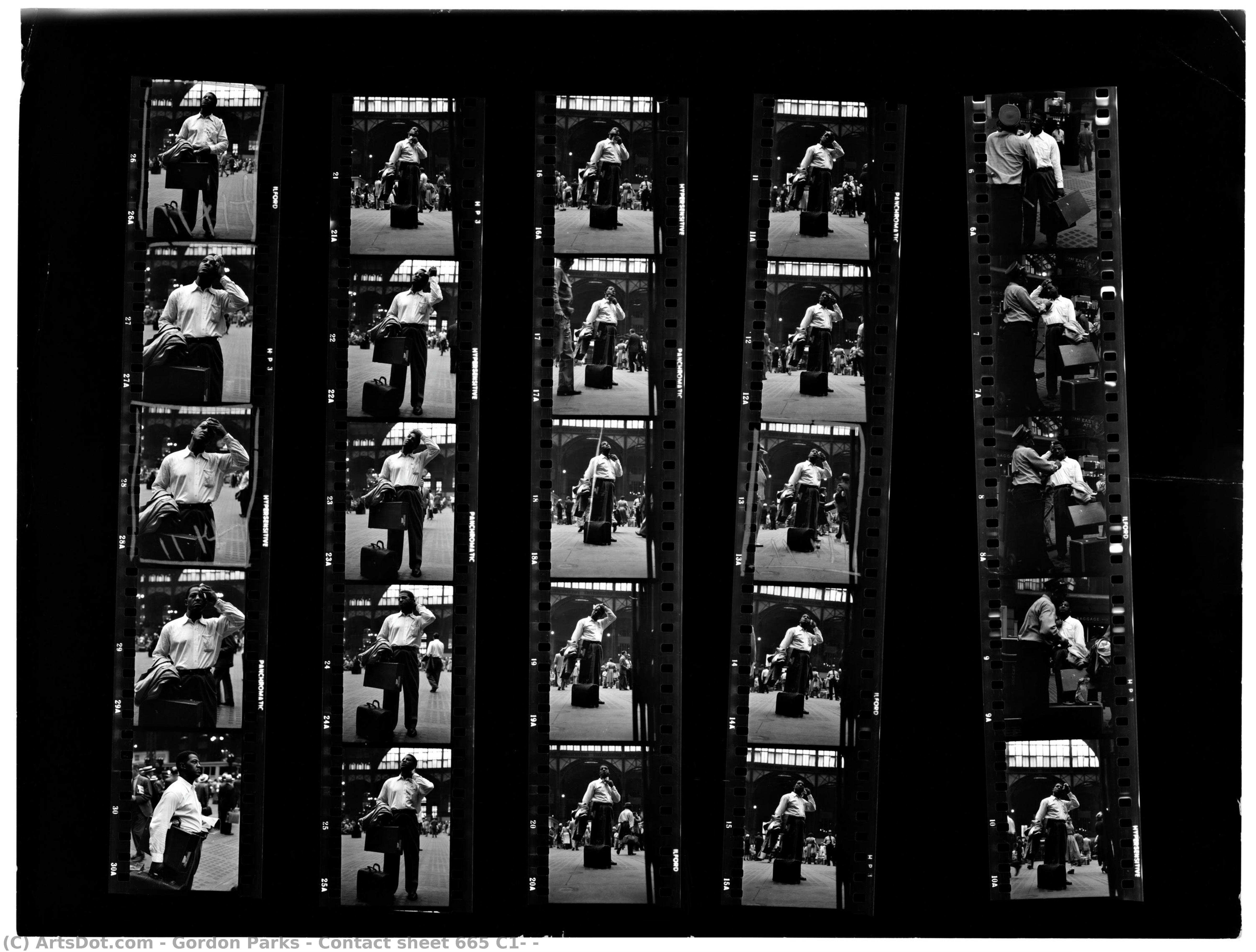 Contact Sheet 665 C1, — Гордон Паркс