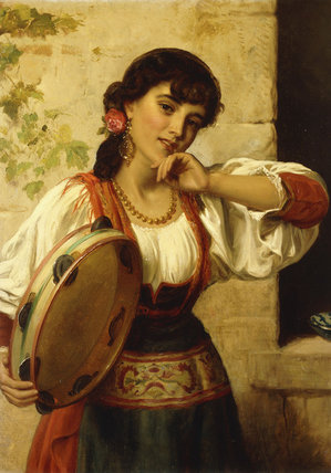 A Neopolitan Dancer — John Bagnold Burgess