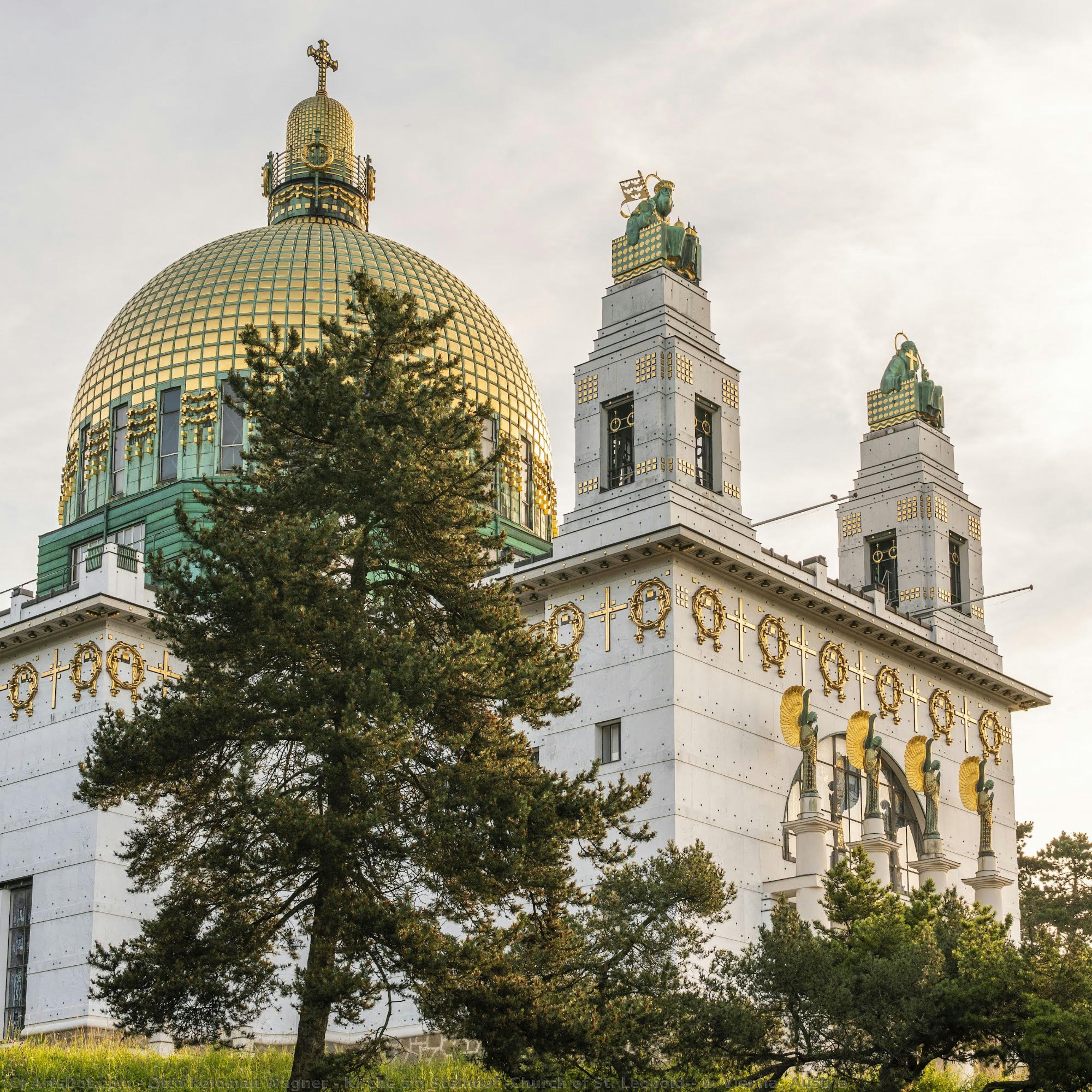 Kirche Am Steinhof (church Of St. Leopold), In Vienna, Austria — Oto Koloman Vajner