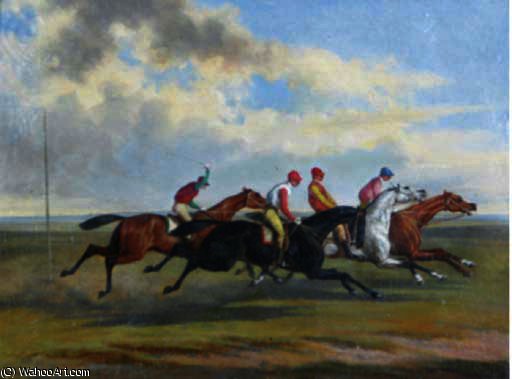 The Epsom Derby; Before The Start And The Finish — Samuel Henry Gordon Alken