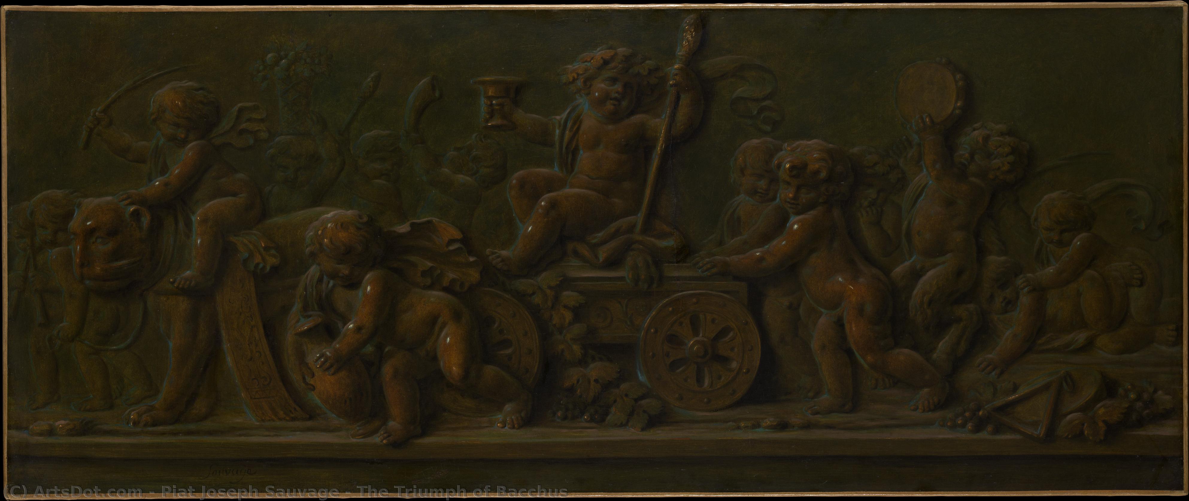 The Triumph Of Bacchus — Piat Joseph Sauvage