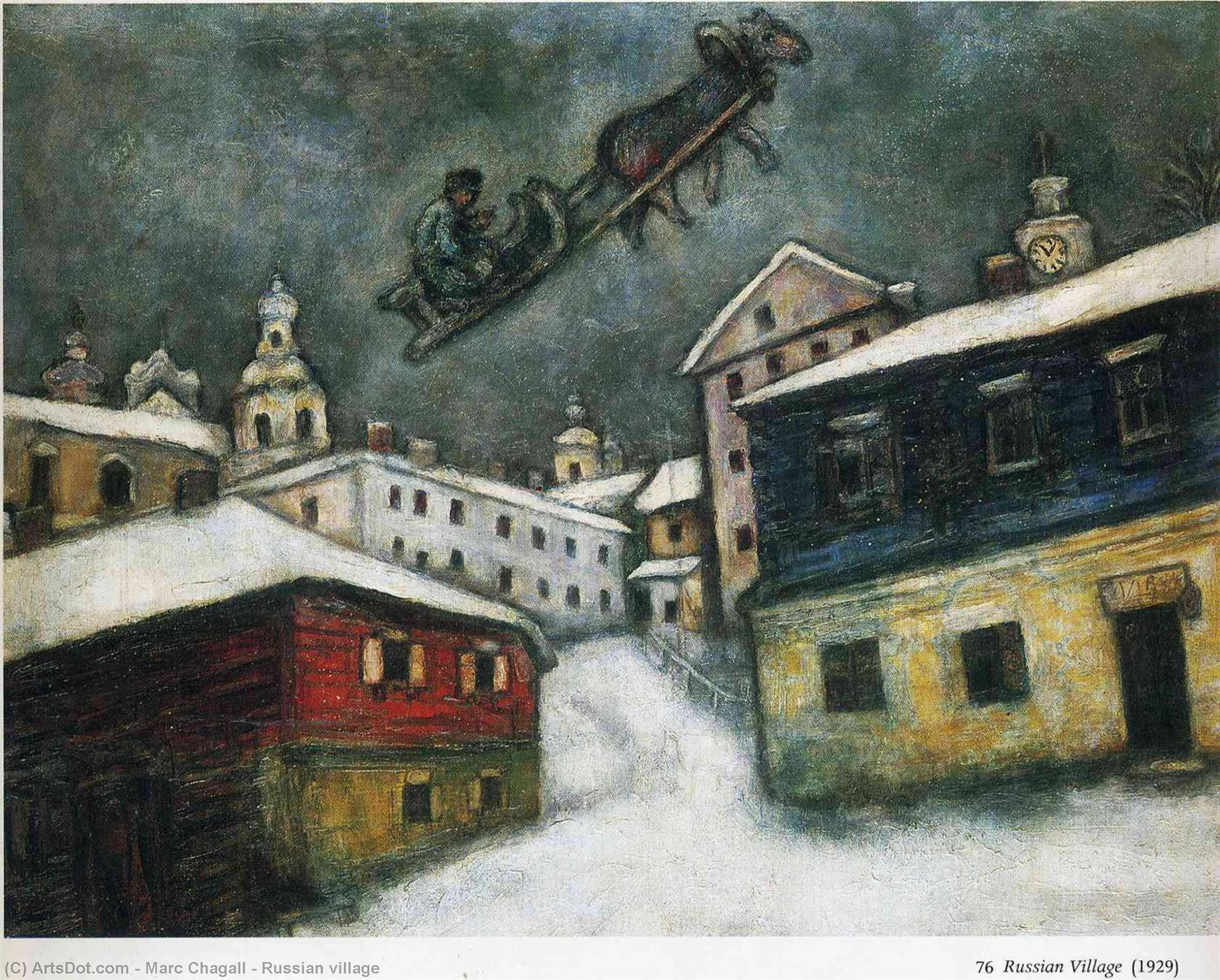 Russian Village — Marc Chagall
