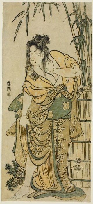 The Actor Ichikawa Komazo As A Woman With Dishevelled Hair — Katsushika Hokusai