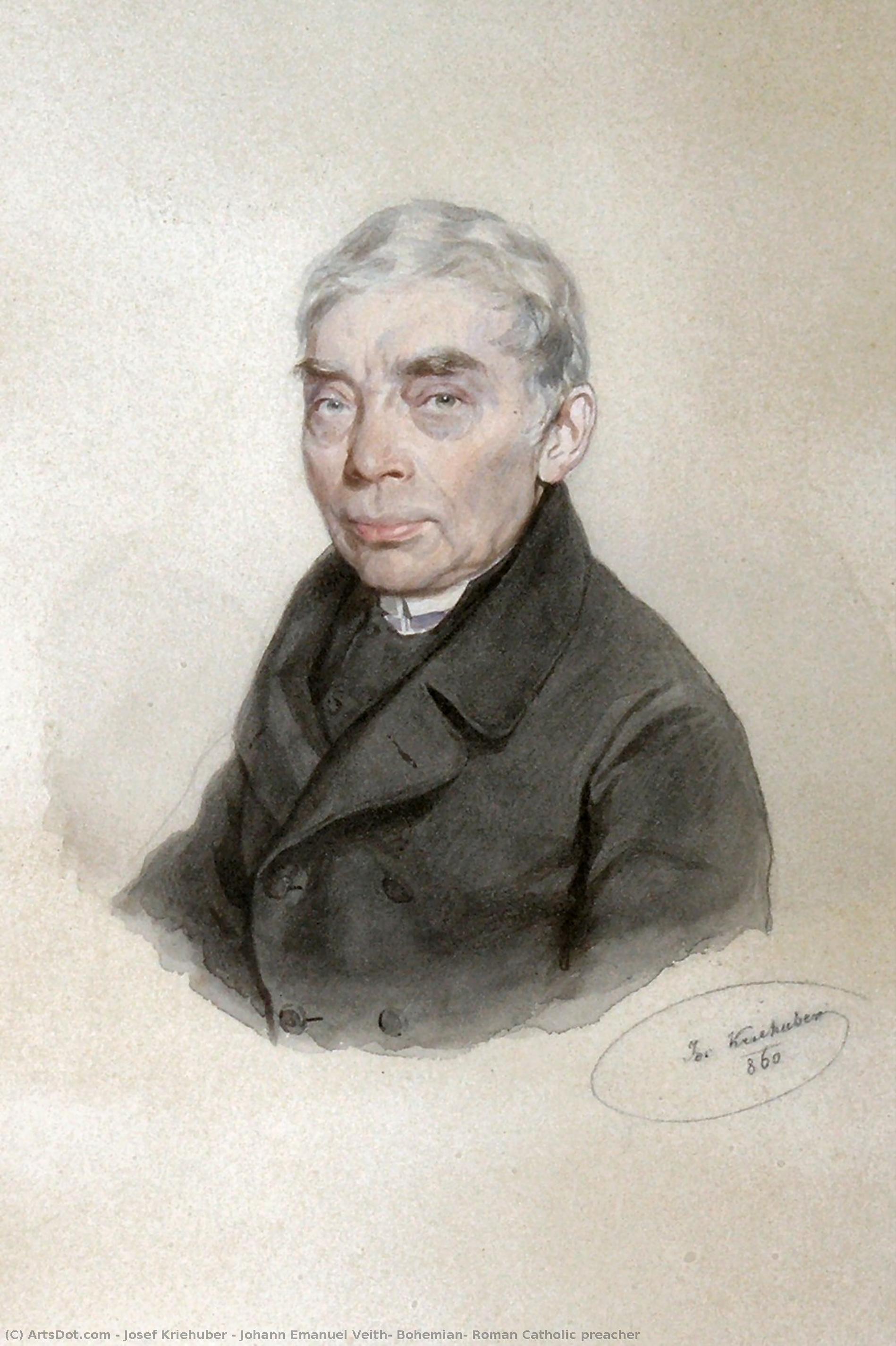 Johann Emanuel Veith, Bohemian, Roman Catholic Preacher — Josef Kriehuber