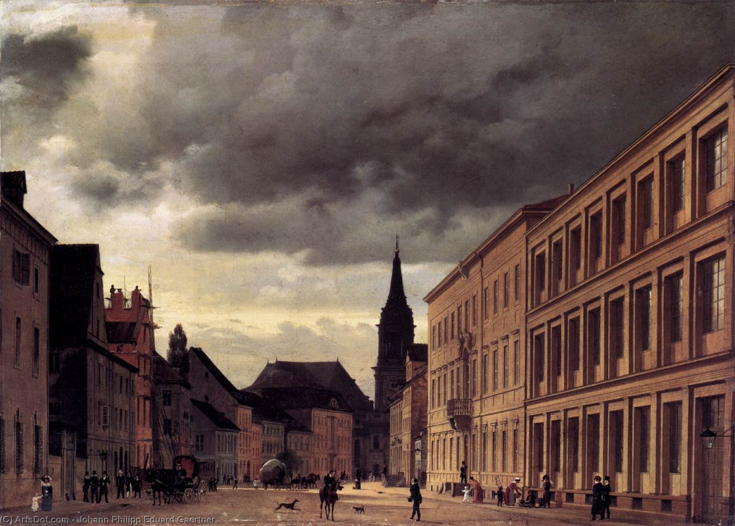 Klosterstrasse — Johann Philipp Eduard Gaertner