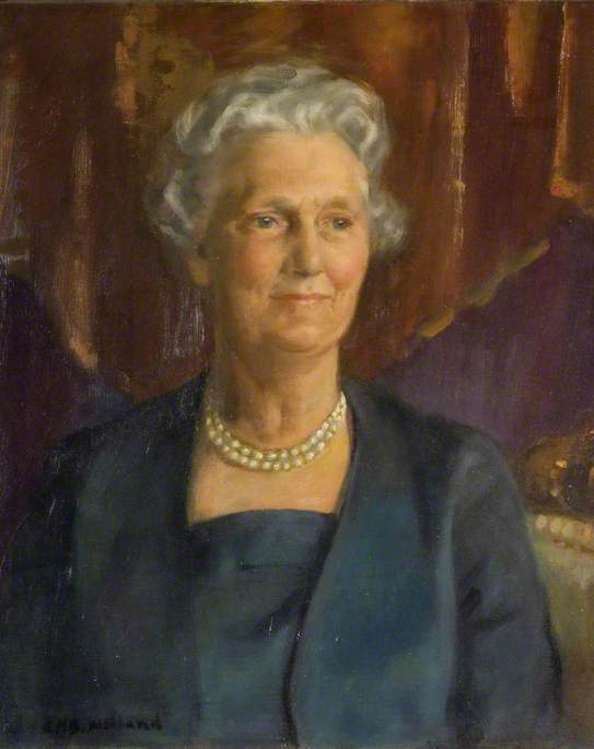 Portrait Of A Woman With A Pearl Necklace — George Herbert Buckingham