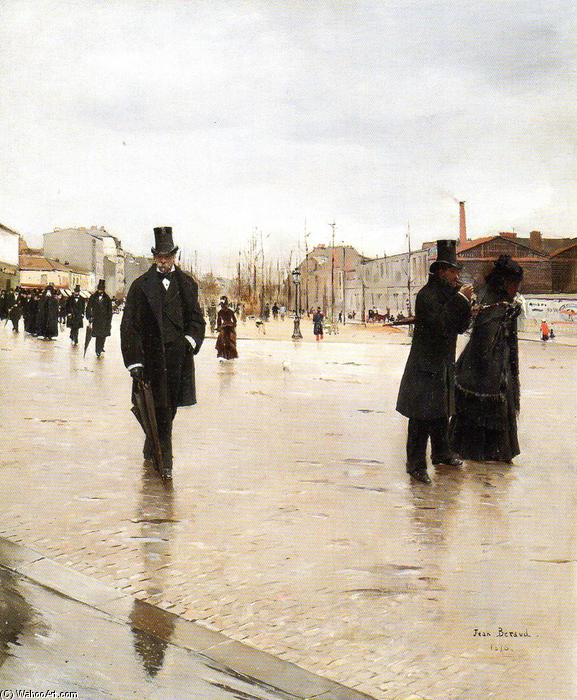 On The Way Back From The Funeral — Jean Georges Béraud