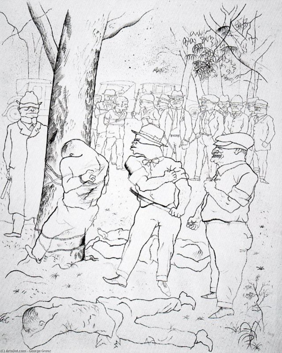 Ku Klux Klan — George Grosz