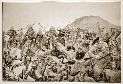 Charge Of The 5th Lancers — Richard Caton Woodville