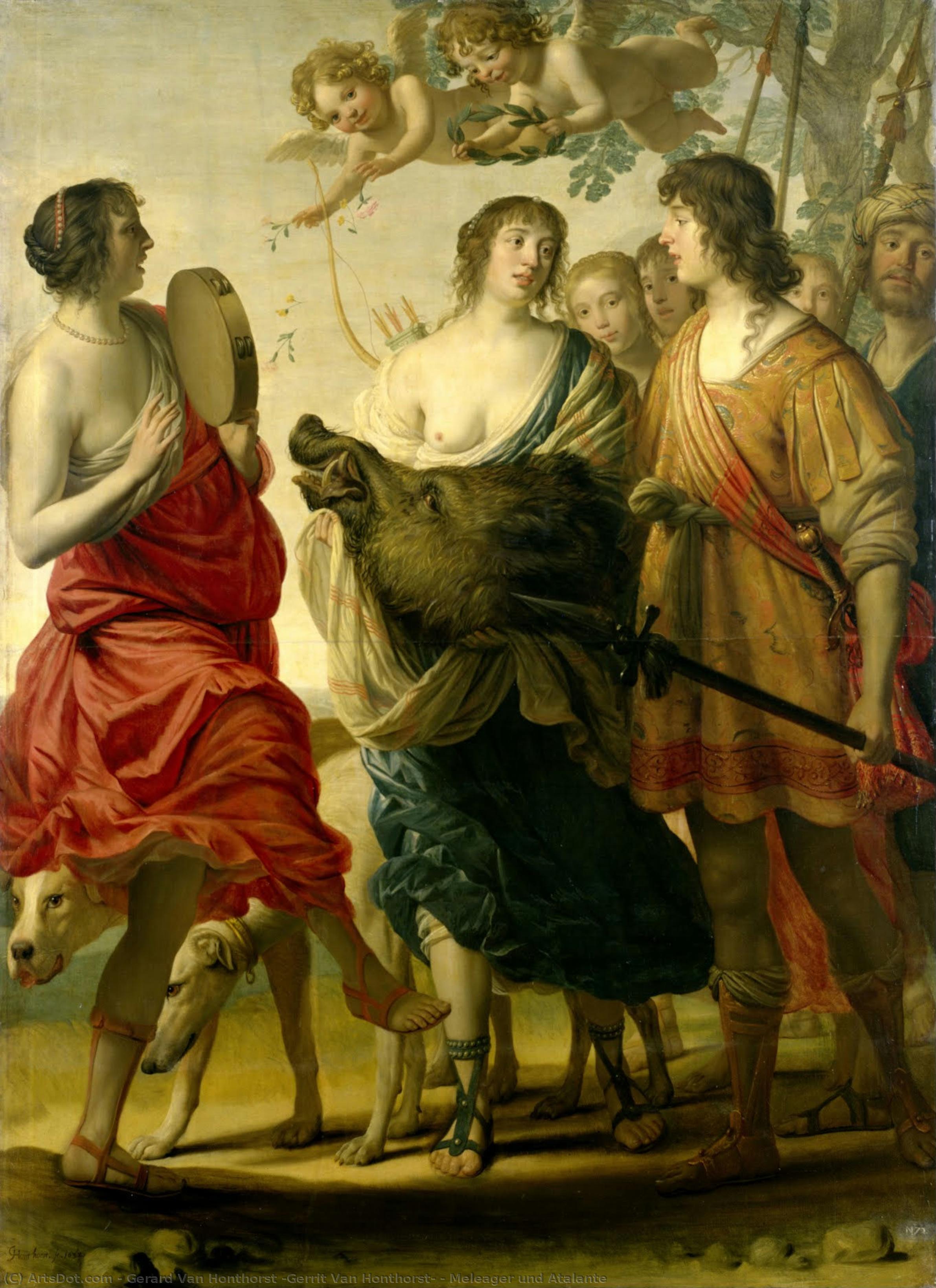 Meleager Und Atalante — Герхард Ван Хонторст