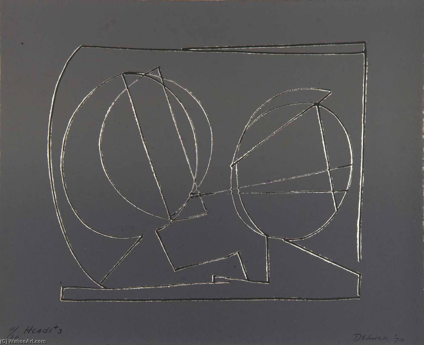 Heads 3 — Dorothy Dehner