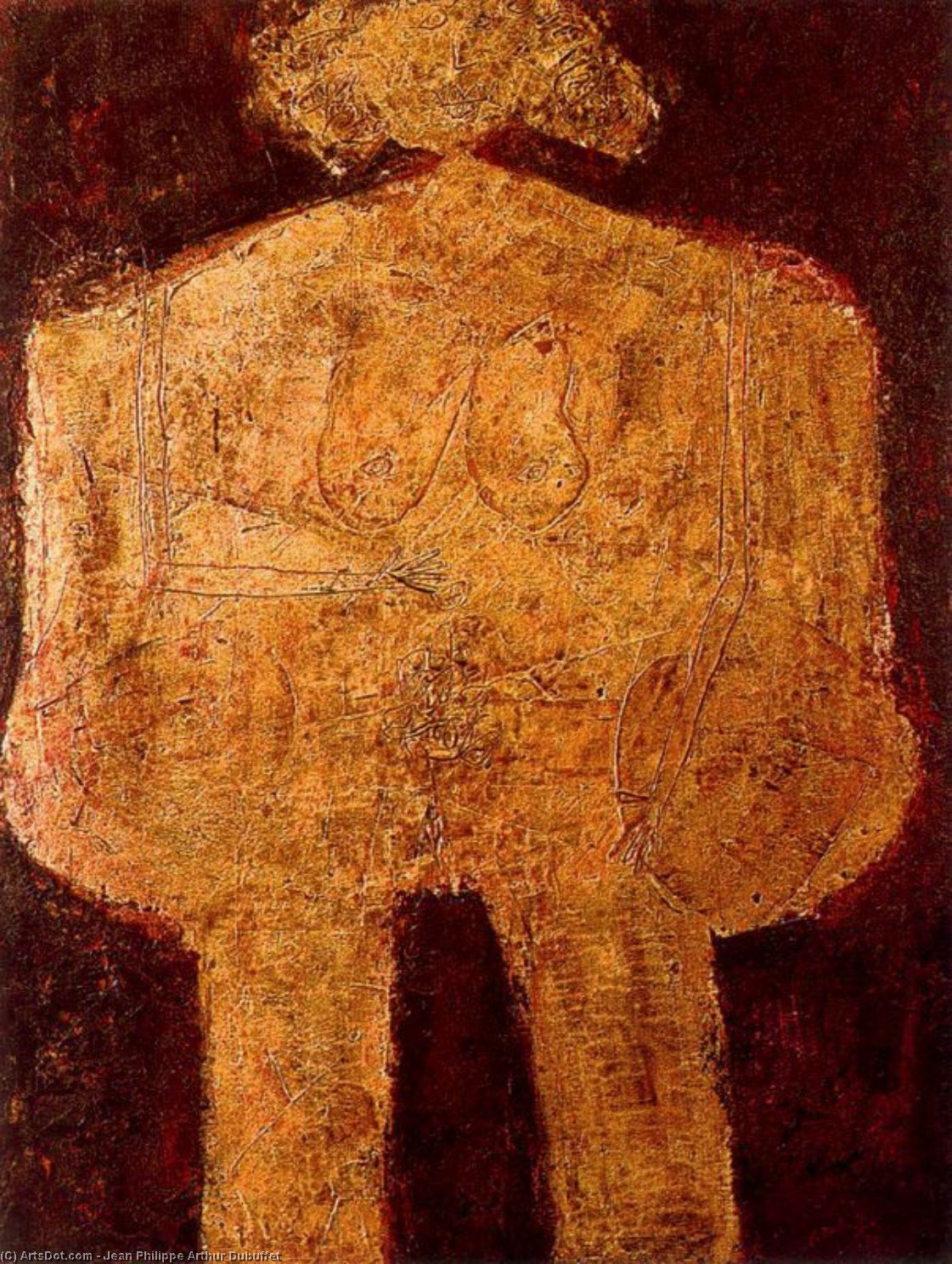The Beautiful Heavy Breasts — Jean Philippe Arthur Dubuffet