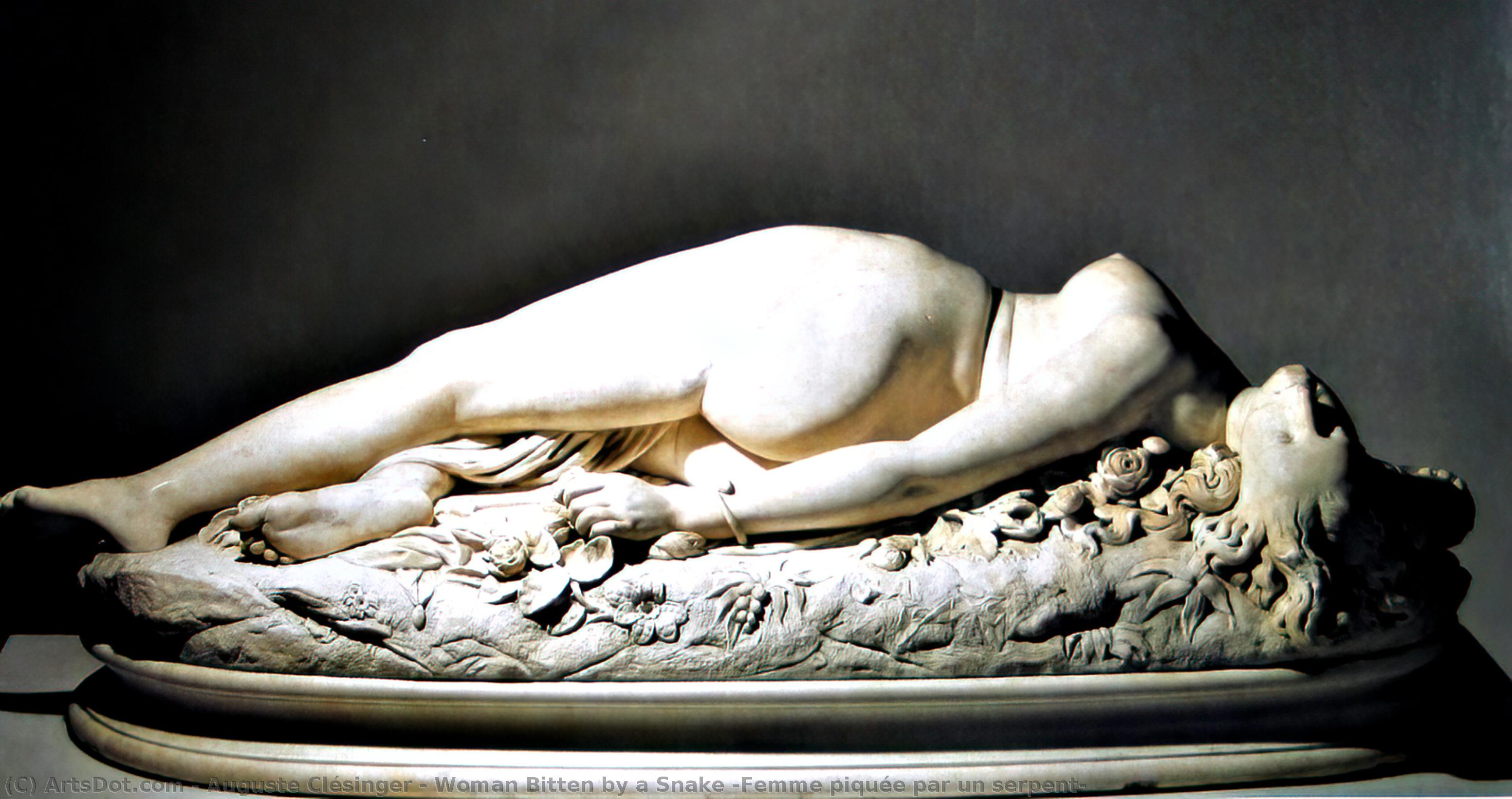 Woman Bitten By A Snake (femme Piquée Par Un Serpent) — Auguste Clésinger