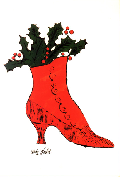 Untitled (red Boot Wit Holly) — Энди Уорхол