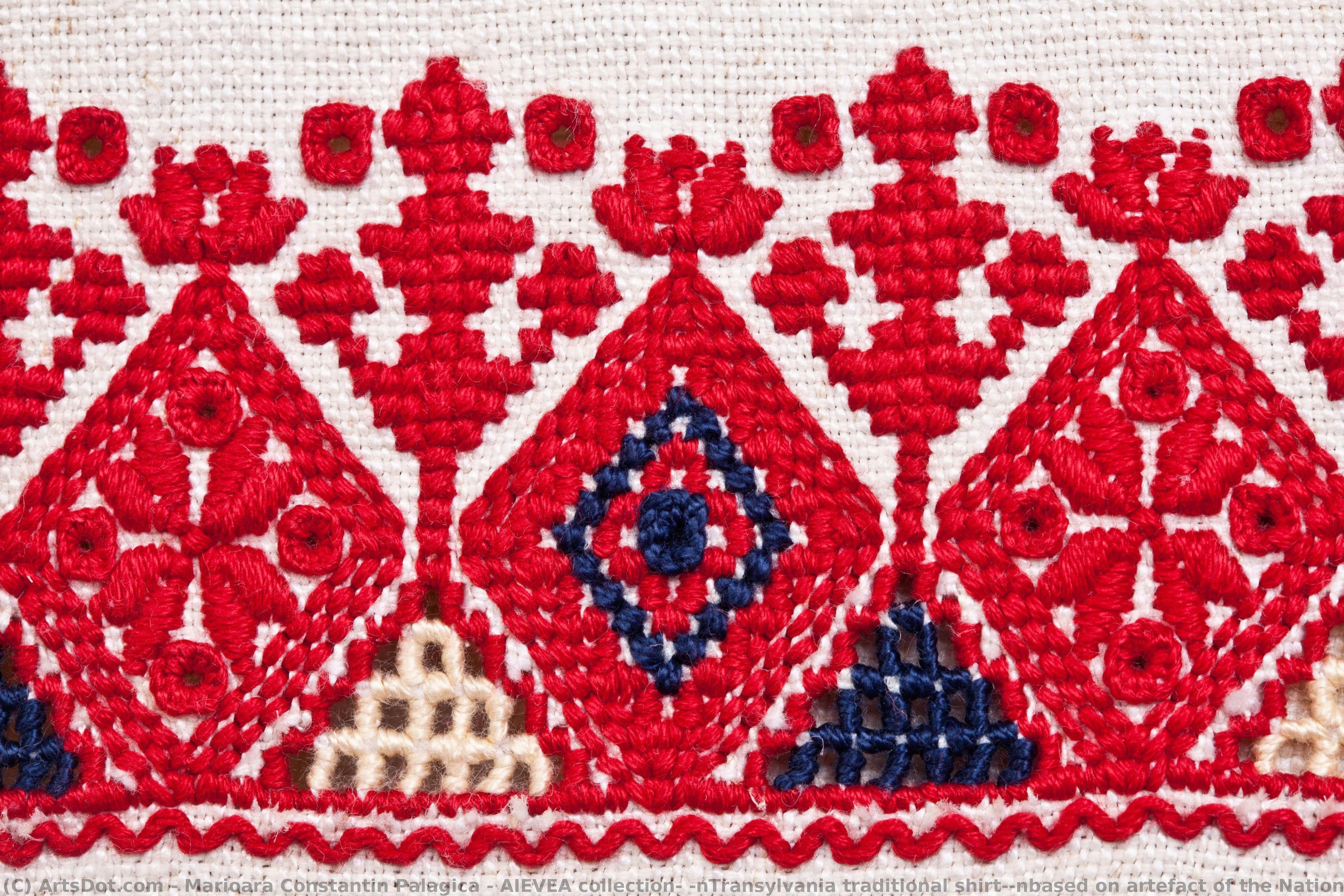 Aievea Collection; \ntransylvania Traditional Shirt;\nbased On Artefact Of The National Museum Of The Romanian Peasant — Marioara Constantin Palagica