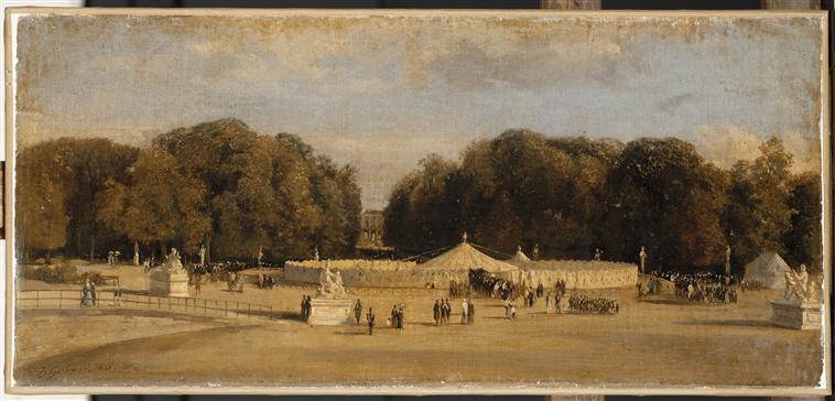 Vue Extérieure De La Tente Du Fils De L'empereur Du Maroc Prise À La Bataille D'isly. 14 Aout 1844 — Jacques Guiaud