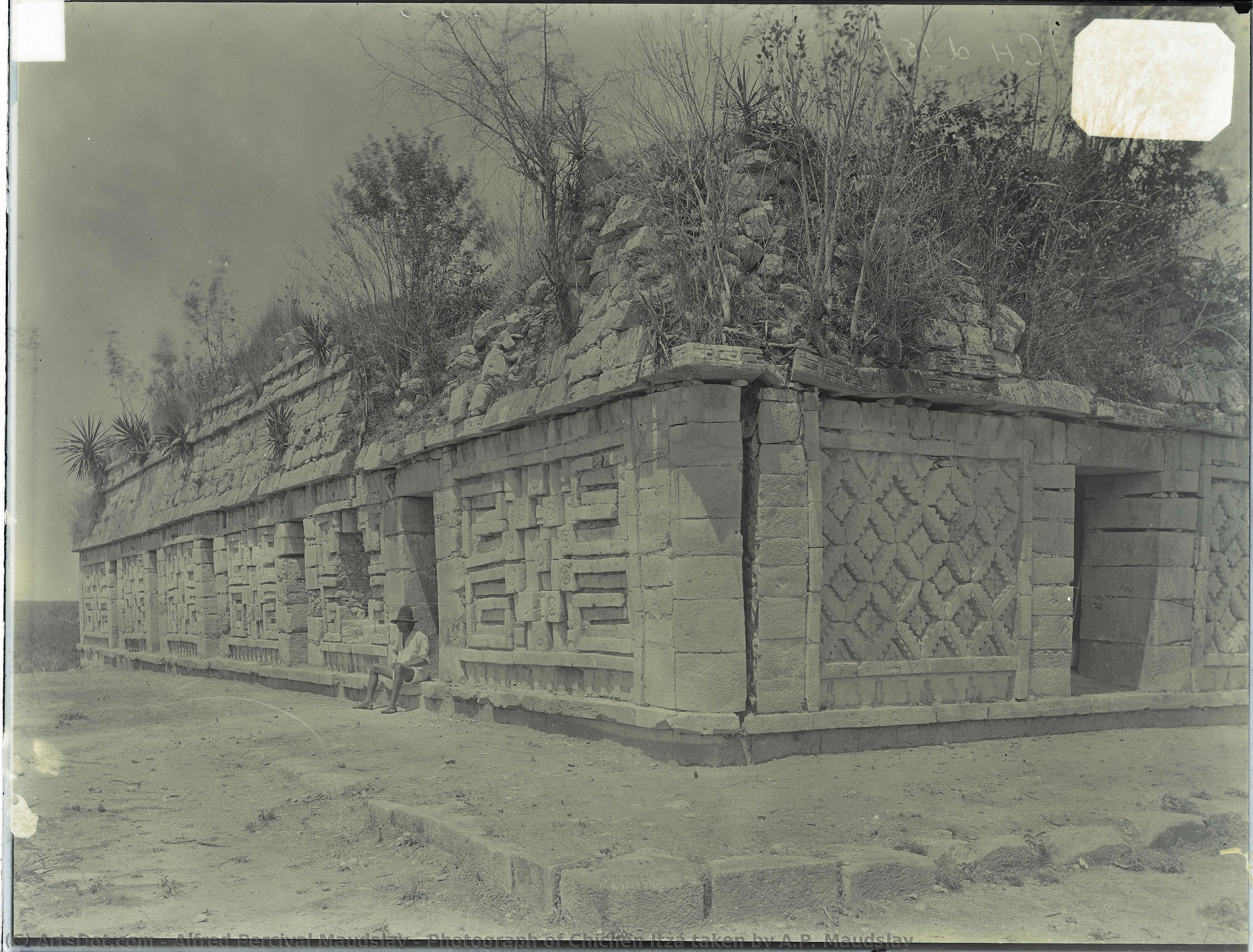 Photograph Of Chichén Itzá Taken By A.p. Maudslay — Alfred Percival Maudslay