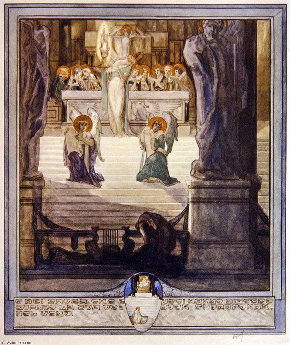 Illustration From Dante's 'divine Comedy', Paradise, Canto Xxviii — Franz Von Bayros