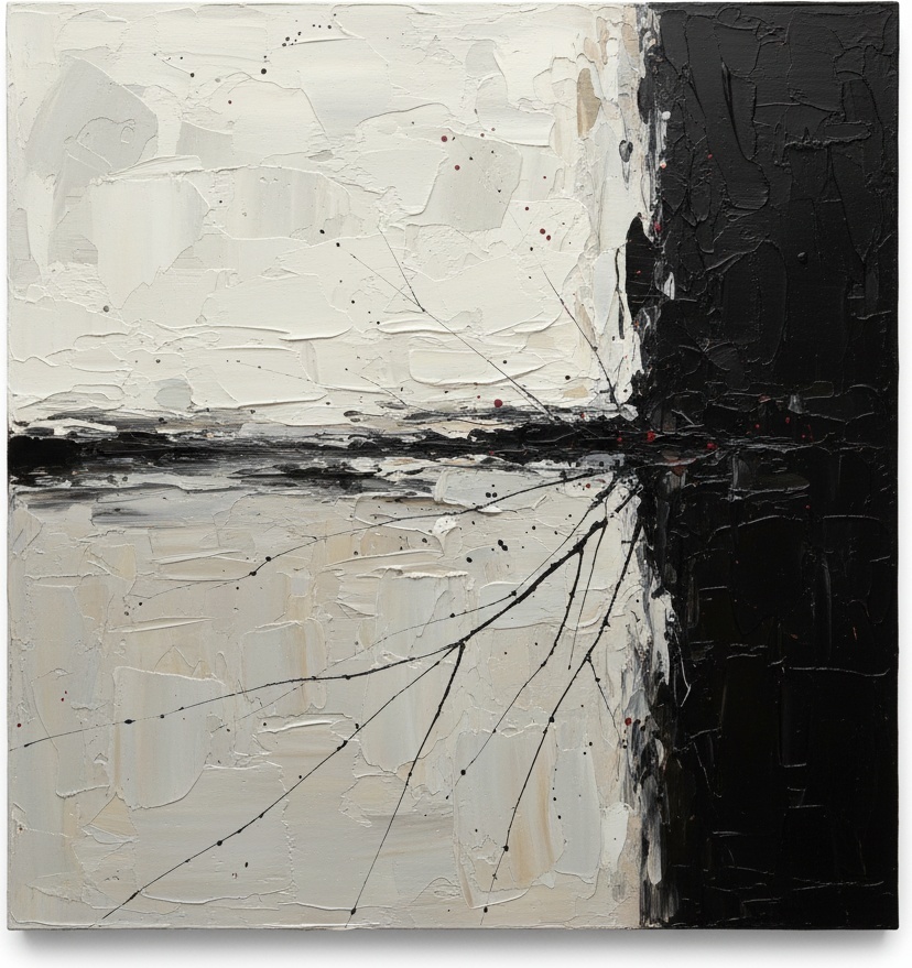 Fragmented Horizon: A Monolithic Study Of Shadow And Sculptural Light — David Moreau