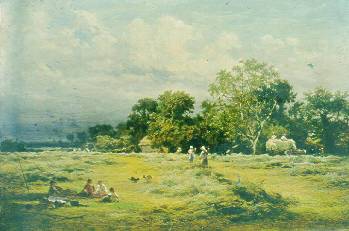 Haymaking — Benjamin Williams Leader