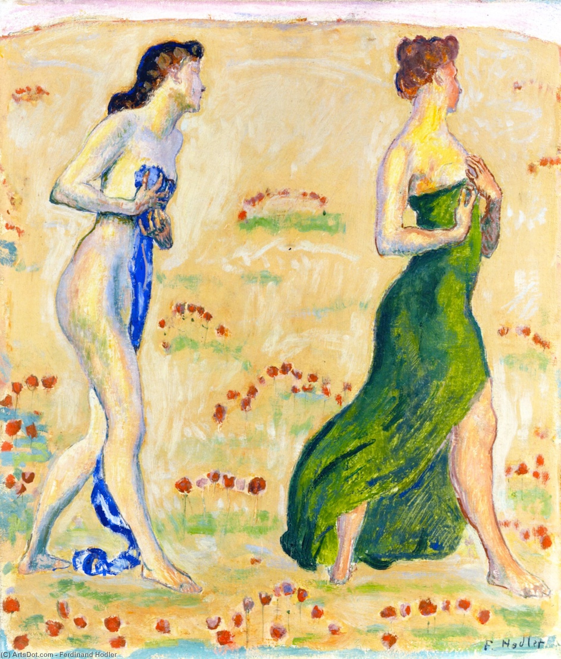Emoción (estudio) — Ferdinand Hodler