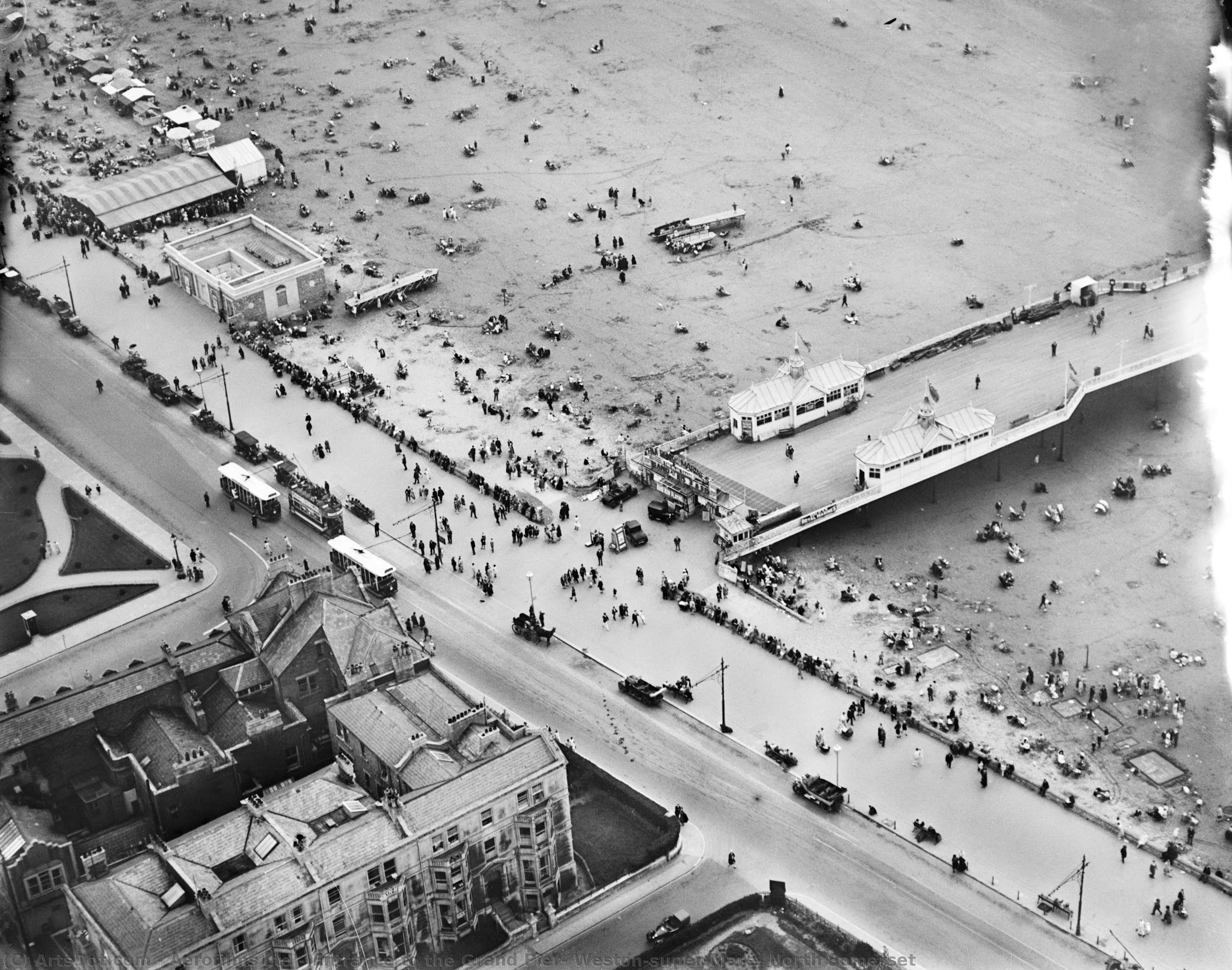 Entrance To The Grand Pier, Weston-super-mare, North Somerset — Aerofilms Ltd