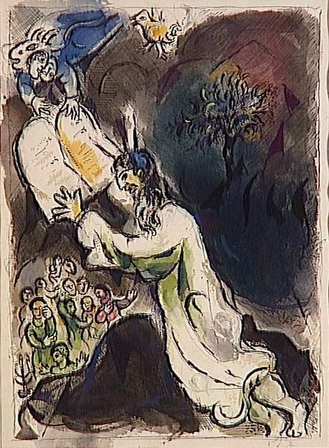 Moses Received The Tablets Of Law — Marc Chagall