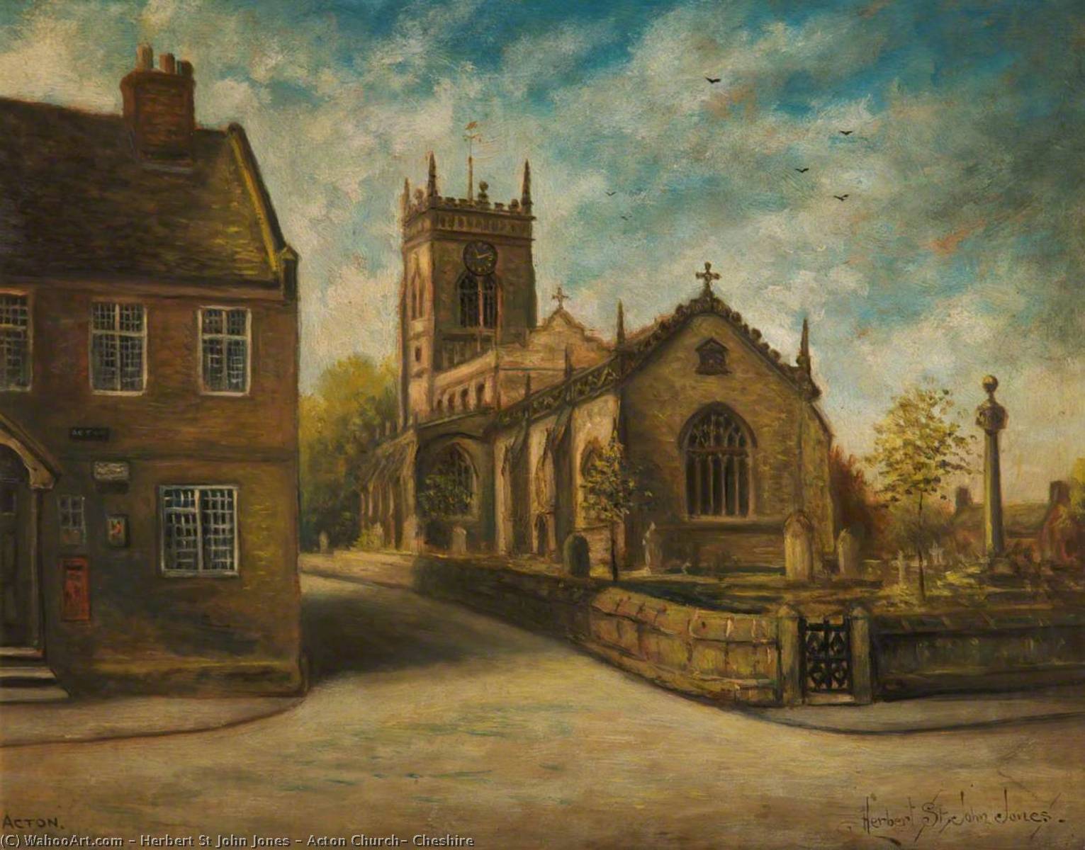 Acton Church, Cheshire — Herbert St John Jones
